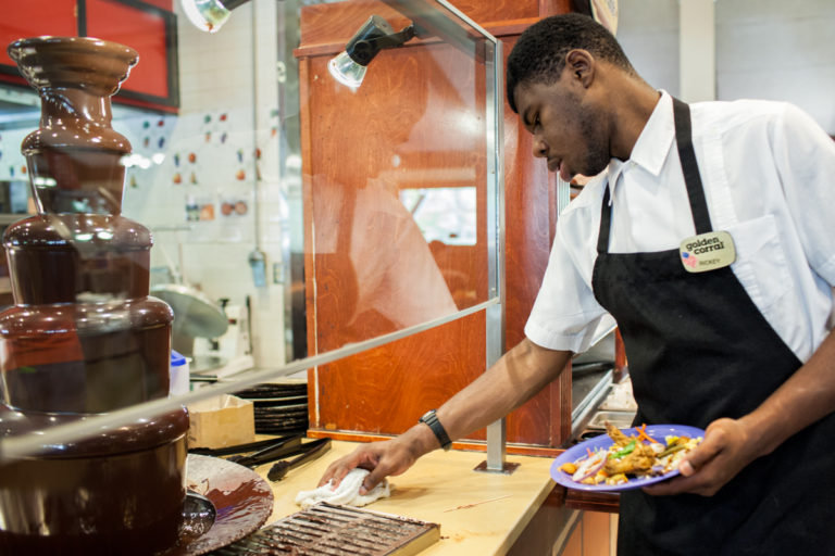 Rickey aged out of high school in 2012. In his last year of high school he participated in an innovative school-based job-training program. As a result, he transitioned out of high school with a job. Rickey is currently working three   four-hour shifts per week at The Golden Corral.